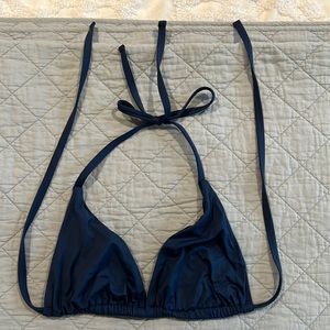 BECCA Indigo string bikini top